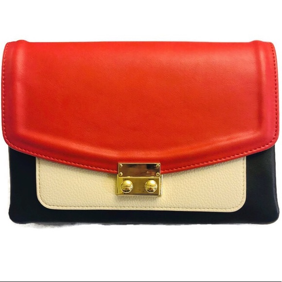 Express Handbags - Express Colorblock Crossbody/Clutch Bag NWT